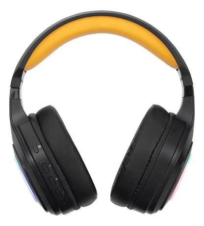 Audífono Marvo Pulz 80w Hg9084w Gaming Inalámbrico Rgb Tri Negro