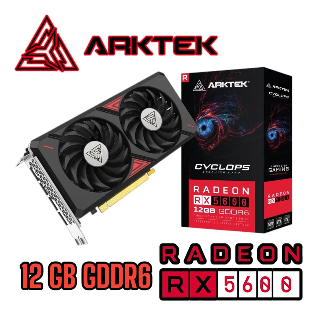 Tarjeta De Video Arktek Radeon Rx5600 12gb Gddr6 192bits