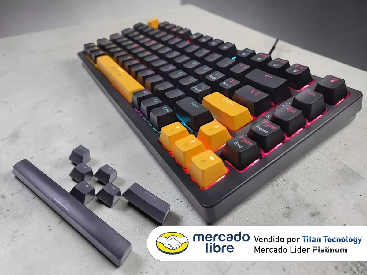 Teclado Mecánico Gaming Rgb Xtrike Me Gk-996 Swiche Rojo Negro
