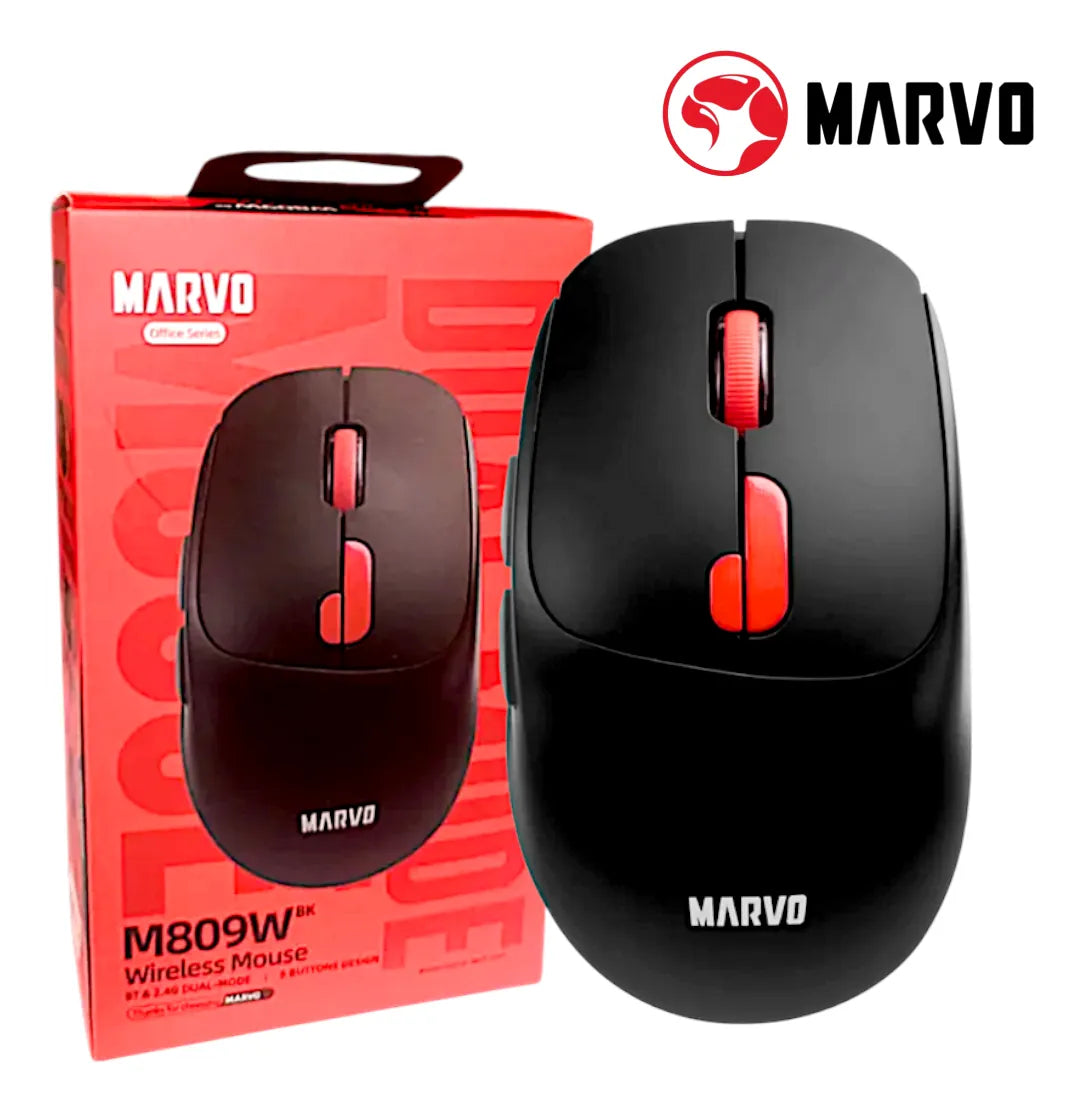 Mouse Inalámbrico Recargable Marvo M809w Dual Mode Dpi 1600