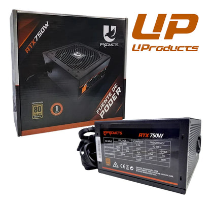 Fuente De Poder Certificada Atx 80+bronze 750w Up Products