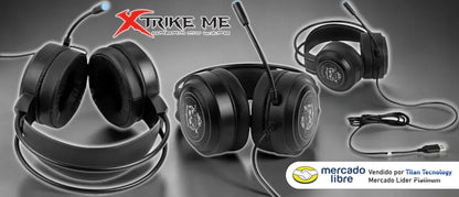 Audifonos Gamer Xtrike Me Gh-516 7.1 Surround Usb Rgb
