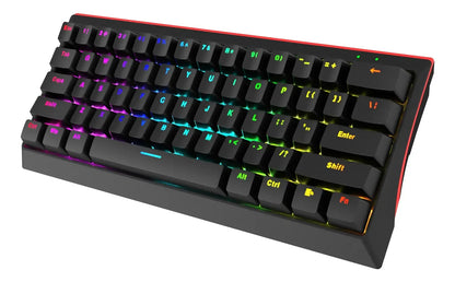 Teclado Rgb Gaming Mecánico 60% Kg962 Tipo C Marvo