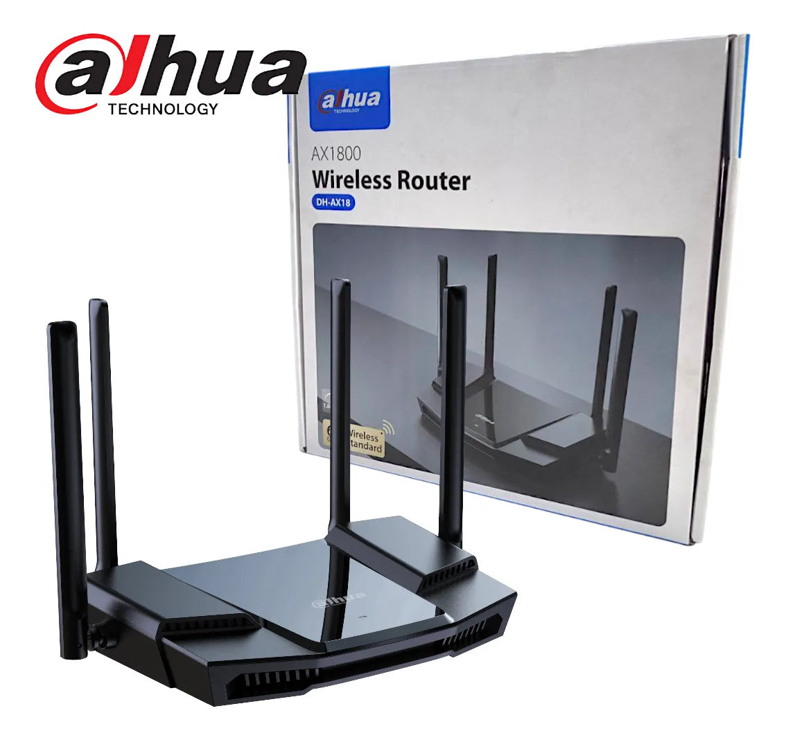 Router Wifi Doble Banda Gigabit Ax1800 Fibra Dh-ax18 Dahua