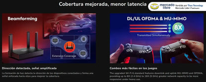 Router Cudy Wifi 6 Ax3000 Mesh 3 Puertos Gigabit Wr3000