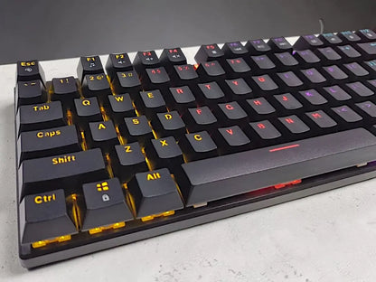 Teclado Mecánico Gaming Rgb Xtrike Me Gk-803 Switch Rojo Negro