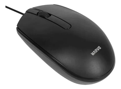 Mouse Alambrico 1.25 Metros Optico Usb Marvo Ms003 Dpi 1000