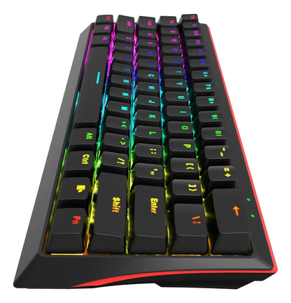 Teclado Rgb Gaming Mecánico 60% Kg962 Tipo C Marvo