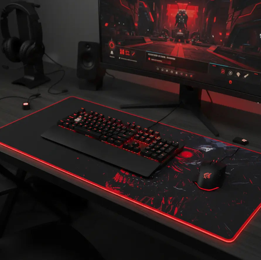 Mouse Pad Marvo/ Superficie De Microfibra Xl Anti-resbalante