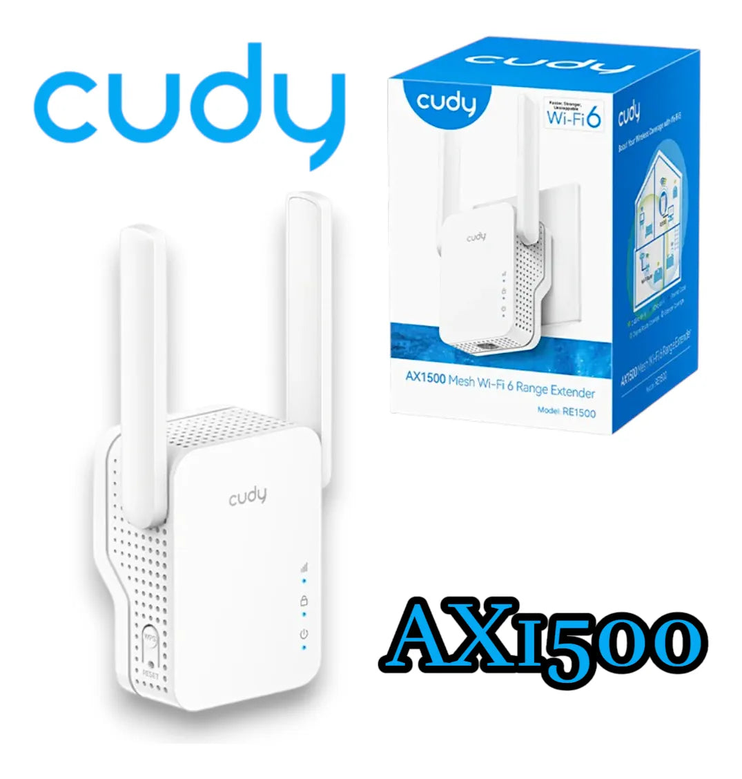 Repetidor Extensor De Rango Cudy Re1500 Ax1500 Mesh Wifi 6