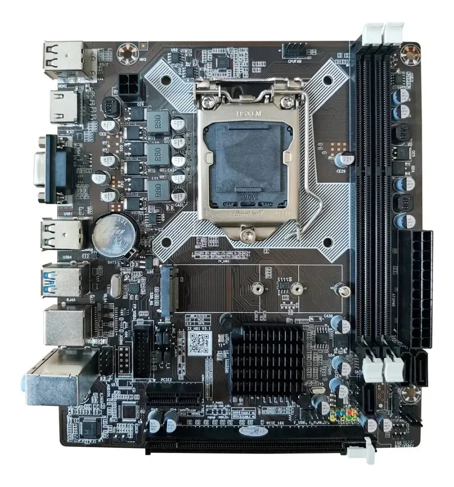 Tarjeta Madre Arktek Intel H81m El Ddr3 M2 Lga1150 4ta Gen Marrón Oscuro