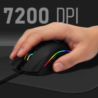 Mouse Xtrike Me Gm-314 7200 Dpi Rgb Gamer Negro