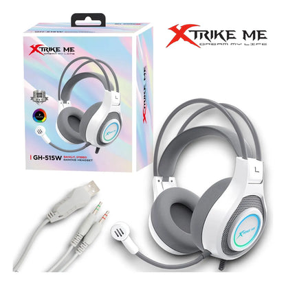 Audifono Con Microfono Gamer Xtrike Me Gh-515w Rbg