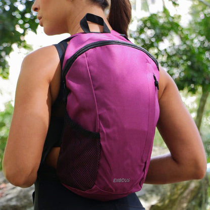 Bolso / Morral Exodus deportivo Domustreck 12L Morado
