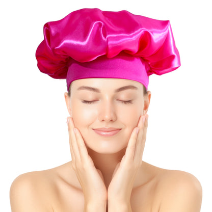 Bonnet / Gorro de Satén para dormir y evitar el frizz - Corto