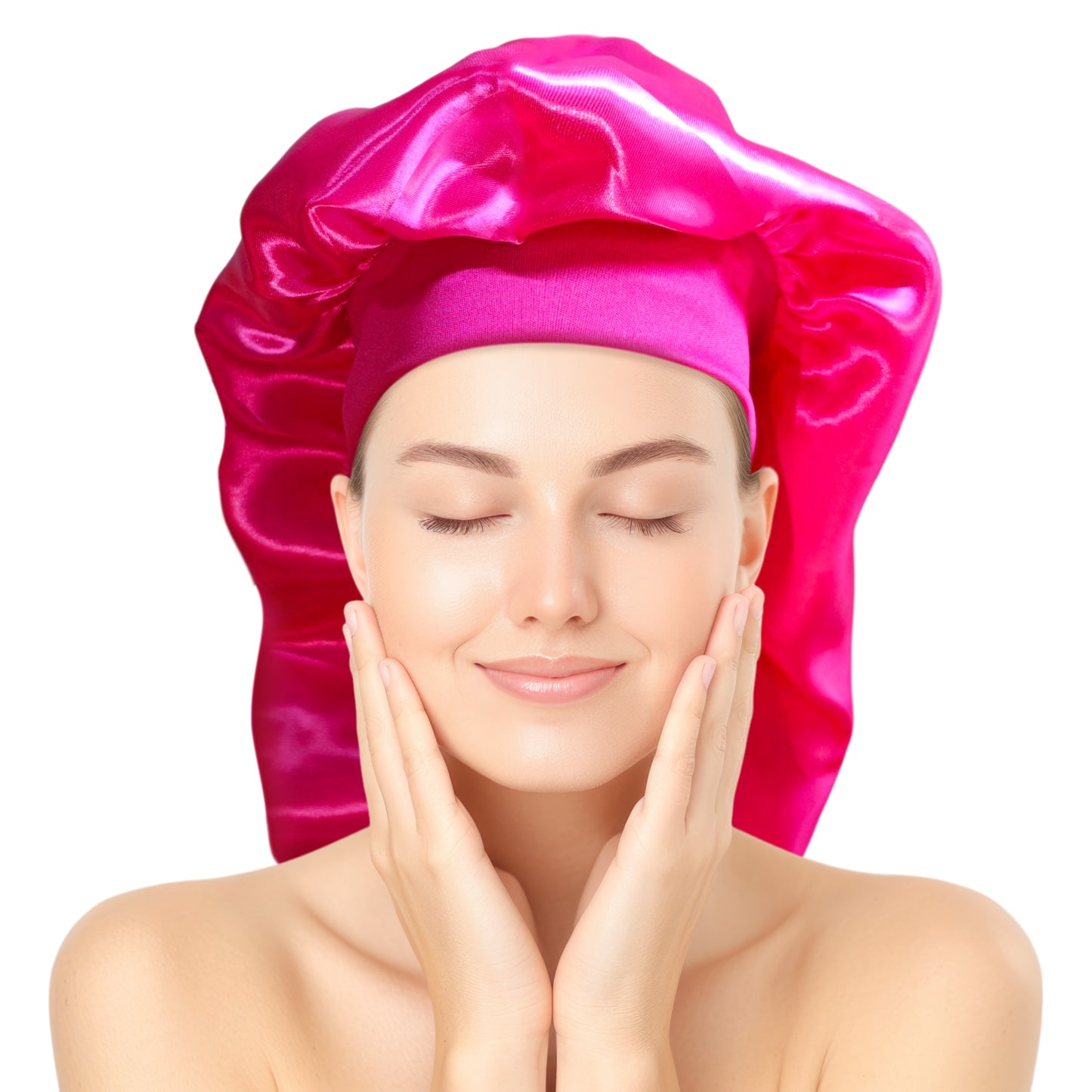 Bonnet / Gorro de Satén para dormir y evitar el frizz - Largo