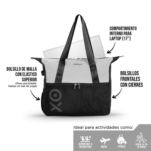 Cartera Gravity Pro 12L con Porta Laptop de 17"