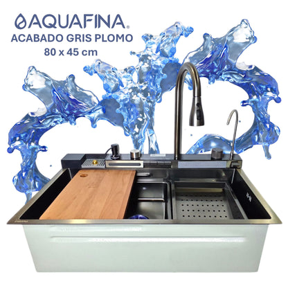 Fregadero / Lavaplatos Grande Aquafina Empotrable 80x45cm
