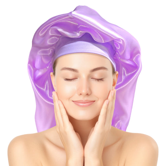 Bonnet / Gorro de Satén para dormir y evitar el frizz - Largo