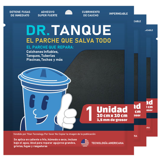 Parche Autoadhesivo para Tanques / Piscinas / Tuberías / Colchones