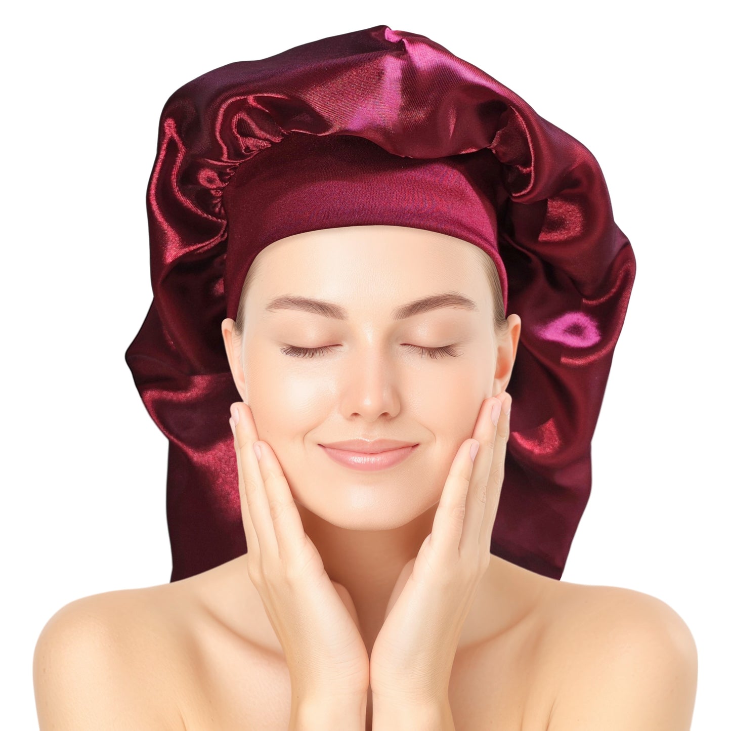Bonnet / Gorro de Satén para dormir y evitar el frizz - Largo