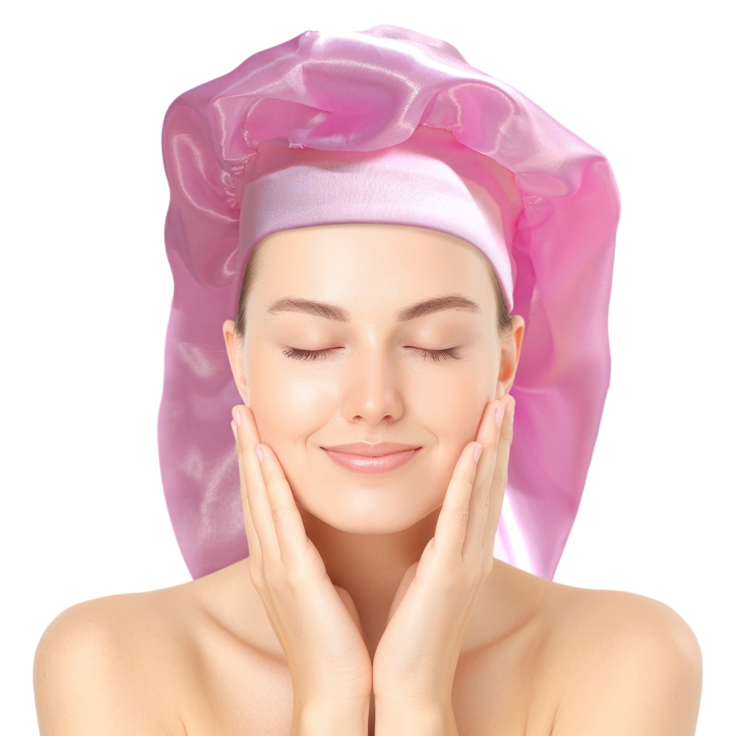 Bonnet / Gorro de Satén para dormir y evitar el frizz - Largo