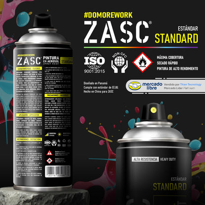 Pintura En Spray / Aerosol Zasc Colores Estándar 400ml
