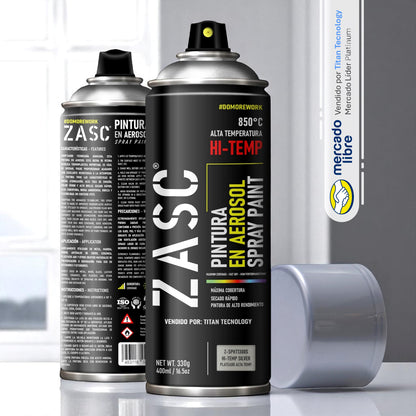 Pintura En Spray / Aerosol Zasc de Alta Temperatura 400ml
