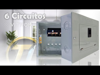 Tablero Eléctrico / Caja para Breaker Vitron - Empotrable o Superficial con (Tapa)
